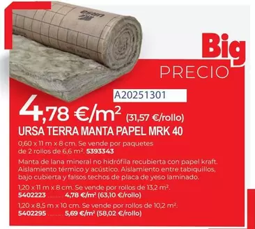 Ursa - Terra Manta Papel Mrk 40
