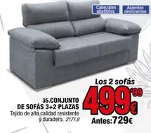 Conjunto De Sofas 3+2 Plazas