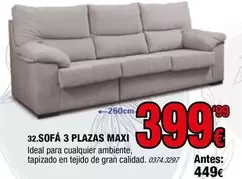 Ideal - Sofá 3 Plazas Maxi