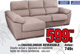 Chaiselongue Reversible