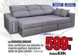Confort - Chaiselongue