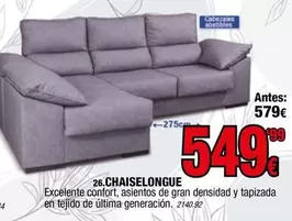Confort - Chaiselongue