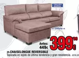Chaiselongue Reversible