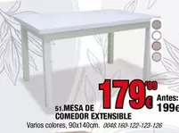 Mesa De Comedor Extensible