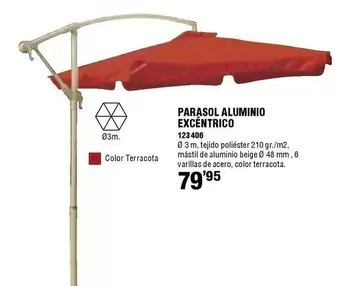 Parasol Aluminio Excéntrico 