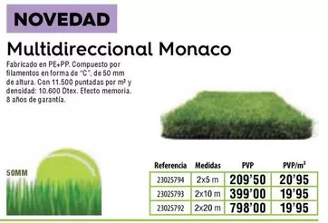 Multidireccional Monaco