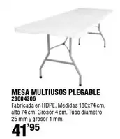 Mesa Multiusos Plegable