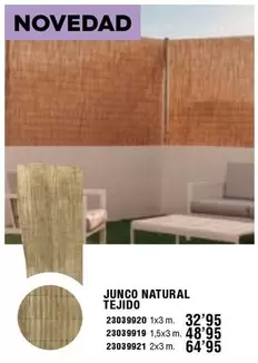 Junco Natural Tejido