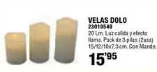 Velas Dolo 