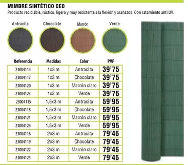 Mimbre Sintético Ceo