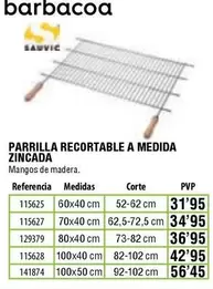 Parrilla Recortable A Medida Zincada