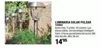 Luminaria Solar Pulzar