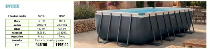 Intex - Piscinas Estructura Tubular