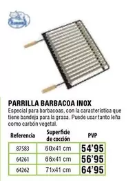 Parrilla Barbacoa Inox
