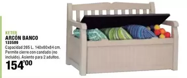 Keter - Arcón Banco 133589