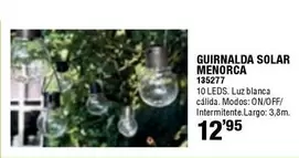 Guirnalda Solar Menorca