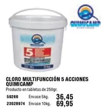 Quimicamp - Cloro Multifuncción 5 Acciones