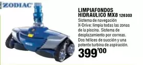 Zodiac - Limpiafondos Hidraulico MX8