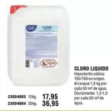 Cloro Liquido