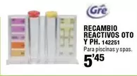 Gre - Recambio Reactivos Oto Y Ph.