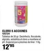 PQS - Cloro 5 Acciones 