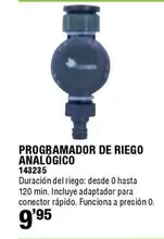 Programador De Riego Analogico