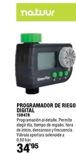 Natuur - Programador De Riego Digital