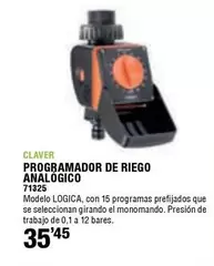 Claver - Programador De Riego Analógico