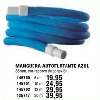Manguera Autoflotante Azul 