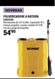 Ironside - Pulverizador A Bateria