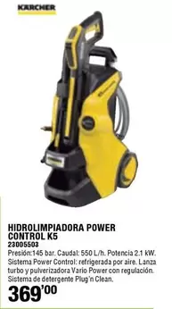 Kärcher - Hidrolimpiadora Power Control K5