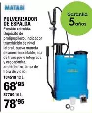 Matabi - Pulverizador De Espalda