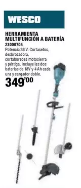 Wesco - Herramienta Multifuncion A Batería 23000704