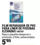 Film Reparador De Pvc Para Liner De Piscinas Elevadas