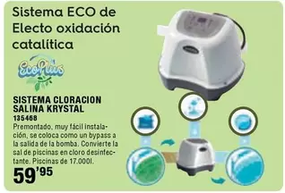 Ecoplus - Sistema Cloracion Salina Krystal