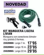 Kit Manguera Ligera Livian