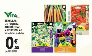 Vita - Semillas De Flores, Aromaticas Y Horticolas