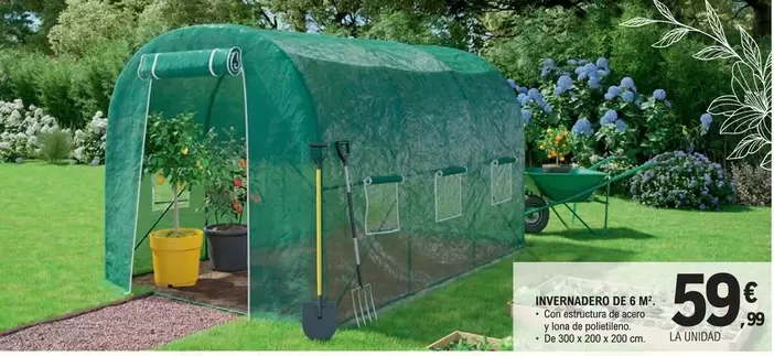 Invernadero De 6 M²