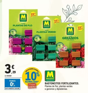 Massó - Bastoncitos Fertilizantes