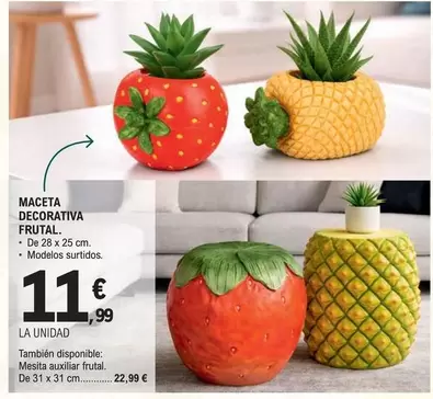Maceta Decorativa Frutal
