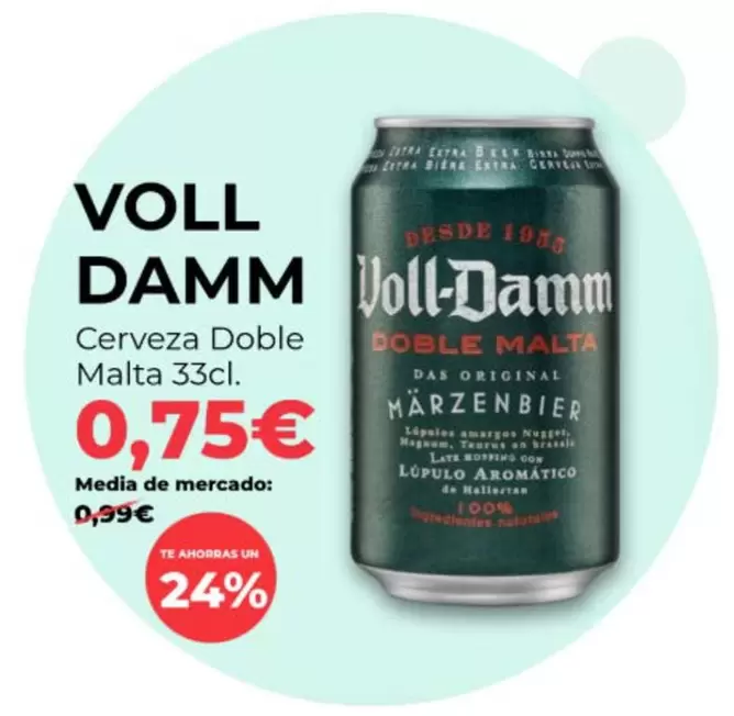 Voll-Damm - Cerveza Doble Malta