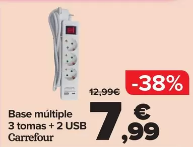 Carrefour - Base Multiple + Usb 