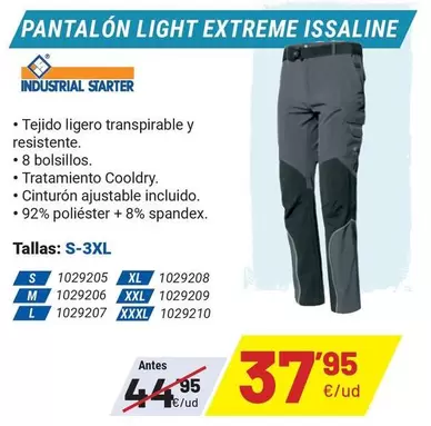 Industrial Starter - Pantalon Light Extreme Issaline