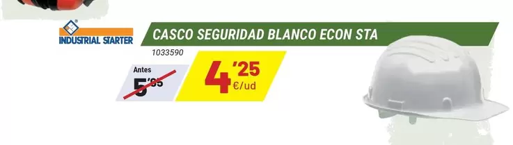 Blanco - Casco Seguridad Econ Sta