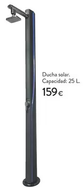 Solar - Ducha . Capacidad