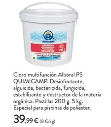 Pons Quimicas - Cloro Multifunción Alboral Ps