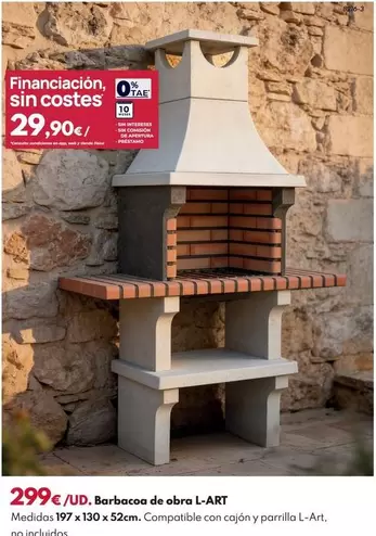 Barbacoa De Obra L-ART