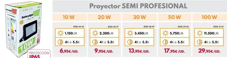 Proyector Semi Profesional 10 W