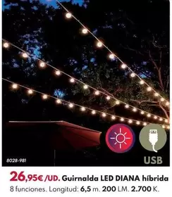 Guirnalda Led Diana Híbrida 