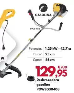 Power Plus - Desbrozadora Gasolina POWEG30408